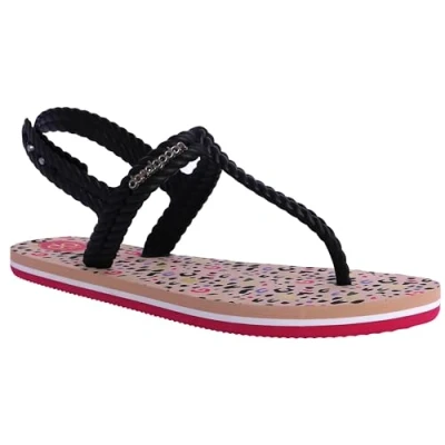 Imagen de DON ALGODON Chanclas Mujer para Playa y Piscina Sandalias Flip Flop de Goma con Suela Antideslizante ligera (Multicolor, Sistema tallas calzado EU, Adulto, Mujer, Números, mediano, 38)