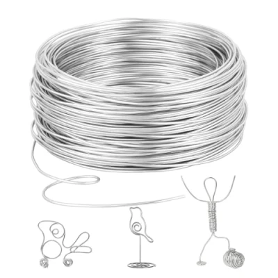 Imagen de Romon Alambre De Aluminio 10 M, Plata (Silver), 10M x 2mm