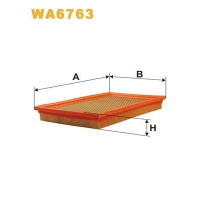 Imagen de WIX FILTERS WA6763 Filtro de aire 32 168 268 Cartucho filtrante FORD: FIESTA 4