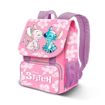 Imagen de Lilo y Stitch Pink Mochila Expandible EXP, Rosa, 30 x 45 cm, Capacidad 28 L