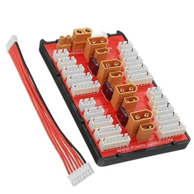 Imagen de WANGCL 2 EN 1 XT60 XT30 Tarjeta de Carga paralela Expansión del Cargador Equilibrio Compatible con baterías LiPo 6S para RC Models Piezas Repuesto Herramientas Bricolaje