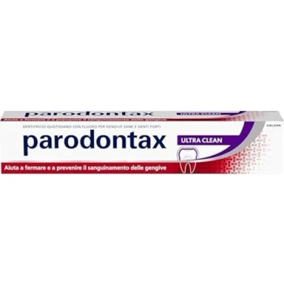 Imagen de Parodontax Ultra Clean, pasta de dientes que ayuda a reducir y prevenir el sangrado las encías mantener los fuertes aliento fresco, 75 ml