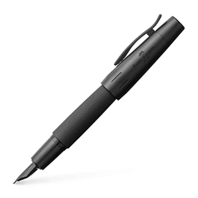 Imagen de Faber Castell 148623 e motion Pure Black Pluma estilográfica (plumín B), color negro