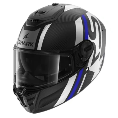 Imagen de SHARK, Casco Moto Integral Spartan RS Carbon Shawn Blue / Grey DBS, XS