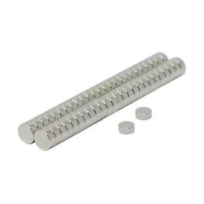Imagen de 5 mm de diámetro x 2 espesor N35 Magnet neodimio 0.51 kg tracción (paquete 50)