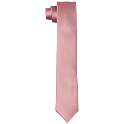 Imagen de DonDon corbatas para hombres hechas a mano aspecto seda 6 cm Rosa empolvado
