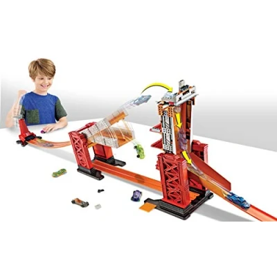 Imagen de Mattel Kit Hot Wheels DWW97, Track Builder Bridge Stunt
