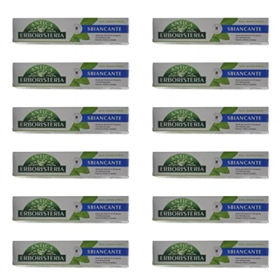 Imagen de Set 12 ANTICA ERBORISTERIA Pasta de dientes 75 ml Blanqueamiento Sage Y Menta Cuidado Higiene Dental
