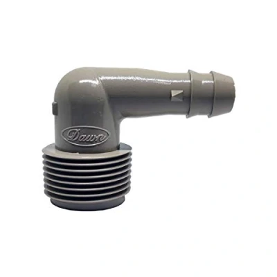 Imagen de Riegopro Codo Estriado 16mm a Rosca Macho 3/4&quot; para Tubería RP Flex y SPX Flex. Bolsa de 5 Unidades Instalación Aspersores Difusores