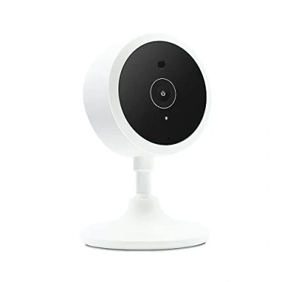 Imagen de Metronic 495727 Cámara vigilancia Interior Inteligente Wi Fi, Full HD 1080p, Detector de Movimiento, LED infrarrojo para visión Nocturna, Audio bidireccional, Fija