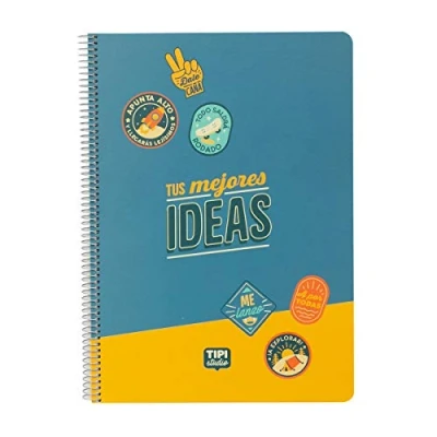 Imagen de Mr. Wonderful Libreta espiral A4 Tus mejores ideas