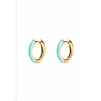 Imagen de Singularu ARO SKY Enamel Pendientes, Mujer, Talla: One Size, Oro