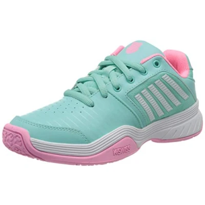Imagen de K Swiss Performance Court Express Omni, Zapatillas de Tenis Unisex Adulto, Azul (Aruba Blue/Soft Neon Pink/White 437), 38 EU