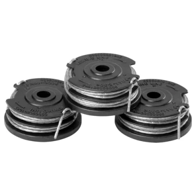 Imagen de Greenworks Bobina de Hilo Doble, 1,65mm Diámetro y 4,8m del Cordón por Bobina, 3 piezas incluidas para 40V Cortabordes G40LT G40LTK2 G40LTK2x