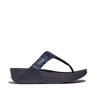Imagen de Fitflop Lulu Crystal Mix Toe Post Sandals, Sandalia Mujer, Navy, 37 EU
