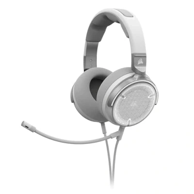 Imagen de Corsair VIRTUOSO PRO Auriculares con Cable para Juegos Multiplataforma de Espalda Abierta Micrófono Desmontable Controladores Grafeno PC, Mac, PS5, PS4, Xbox, Nintendo Switch, Móvil Blanco