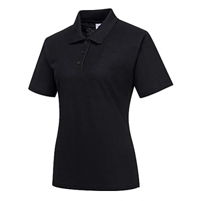 Imagen de Portwest Polo De Señora Naples, Tamaño: L, Color: Negro, B209BKRL