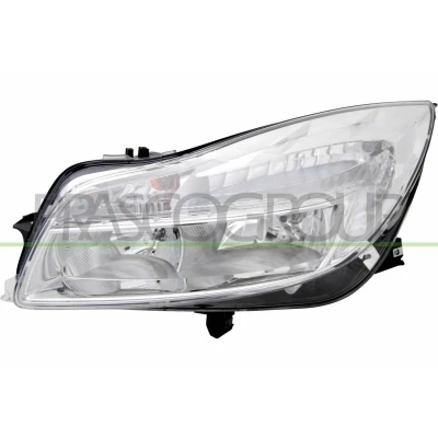 Imagen de PRASCO OP0604904 Faros izquierda H7, H1 con luz diurna servomotor para reg. alcance luces OPEL: Insignia A Sedán, Sports Tourer