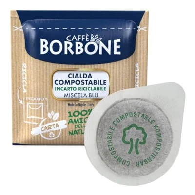 Imagen de Caffè Borbone Mezcla de Café Dek Descafeinada 50 Cápsulas Compatibles con Máquinas Lavazza* Espresso Point*
