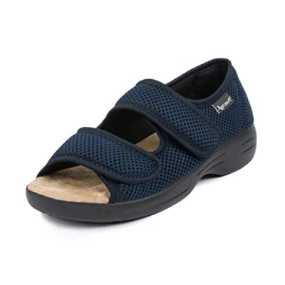 Imagen de Aerosoft Sandalias de rehabilitación Stretch 06, sin presión, personalizables, para hombre y mujer (azul, 40 EU)