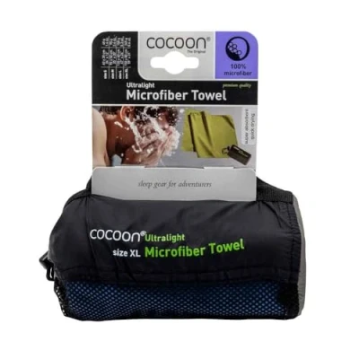 Imagen de Cocoon Toalla Ultraligera de Microfibra, para Deporte, Viaje, Color Azul