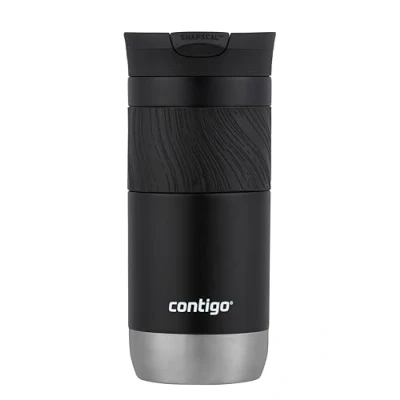 Imagen de Contigo Byron 2.0 Snapseal Vaso Termico Cafe, Unisex Adult, Licorice, 1 Count (Pack of 1)