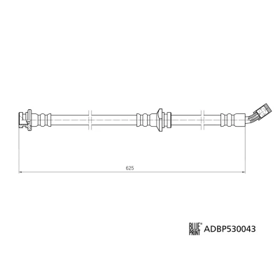 Imagen de BLUE PRINT ADBP530043 Latiguillos de Freno Eje delantero, derecha 625