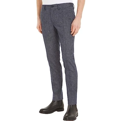 Imagen de Tommy Hilfiger Men Trousers Bleecker Chino, Blue (Desert Sky), 33W / 34L