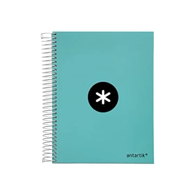 Imagen de Cuaderno En Espiral Antartik A5 Cuadriculado Menta
