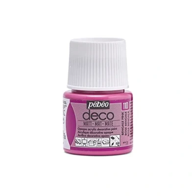 Imagen de PEBEO Deco Matt, acrílico, Rosa (Bengale Pink), 45 ml,