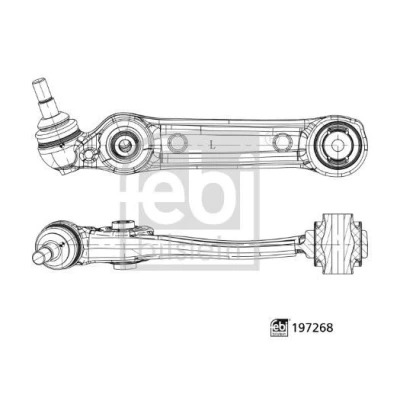 Imagen de FEBI BILSTEIN 197268 Barra oscilante, suspensión de ruedas BMW: 5 Touring