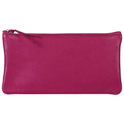 Imagen de Clairefontaine 410030C Estuche Slim Kleo Pathra 19,5 x 2,5 4 cm, piel de cordero, bronce