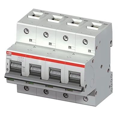 Imagen de Abb entrelec s800 c Interruptor automático s804b d80 4 polos 80a curva d 16ka
