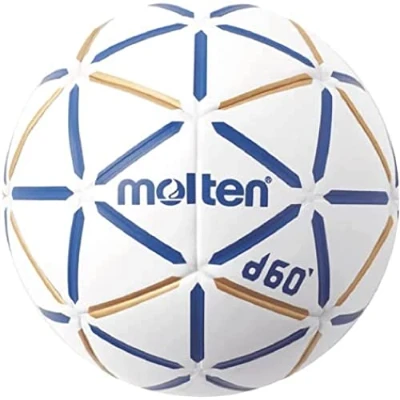 Imagen de MOLTEN S3200131 Balón de Balonmano, H2D4000 Bw, Cuero Sintético, Talla 2, Unisex Adulto, Blanco