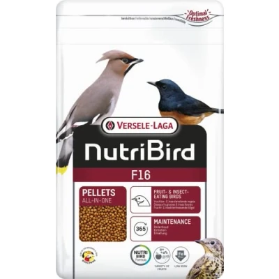 Imagen de Versele LAGA Pienso de Mantenimiento para pájaros insectívoros y frugívoros NUTRIBIRD F16 VERLELE 1 KG