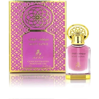 Imagen de Ayat Perfumes Aceite de Perfume 12ml Extracto sin Alcohol, Eau Parfum Calidad Almizcle, Unisex, Oriental, Árabe, Oud, Natural, Ámbar dubai (Sooft Loove 12ml)