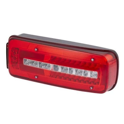 Imagen de HELLA 2VP 012 381 261 Piloto trasero derecha LED negro 24 transparente, Rojo cableado trasero, con tornillos, Compatibilidad electromagnética (EMC)