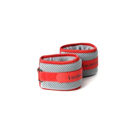 Imagen de Sveltus Par de correas acuáticas, 500 g cada una, color rojo y gris