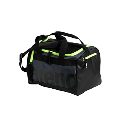 Imagen de ARENA Spiky III Duffle 25 Bolsa de Deporte, Unisex Adulto, Dark_Smoke Neon_Yellow (Multicolor), TU