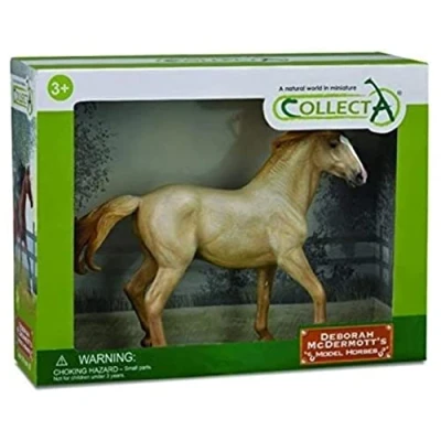 Imagen de Collecta Semental Mustang Palomino Claro, Deluxe Caja 1:12 89807 ( 90189807)