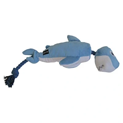 Imagen de Peluche para Perros Gloria Tamaño 55 cm Clint Juguete con Sonido Textura Suave Material Resistente Ideal medianos/Grandes Color Azul