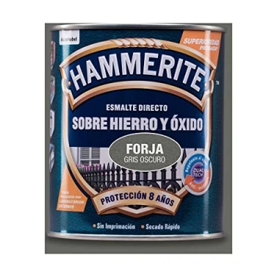 Imagen de Hammerite Esmalte Forja, Gris Oscuro, 750 ml (Paquete de 1)