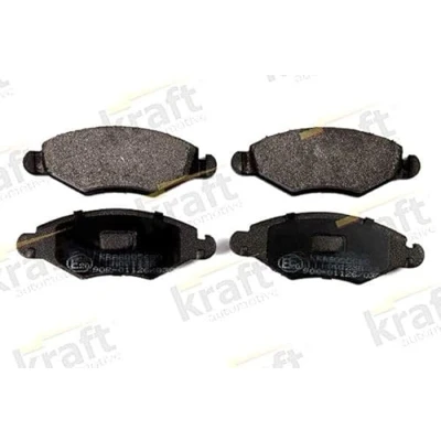 Imagen de KRAFT 6005680 Juego de pastillas freno Eje delantero PEUGEOT: 206 Hatchback, 306 SW, CITROËN: Xsara Coupé
