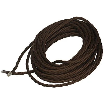 Imagen de Merlotti 40293 cavo elettrico intrecciato frrtx 3x1.50, marrone, 10 m