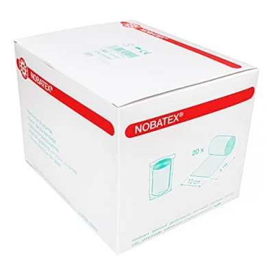 Imagen de nobatex en pantalla elástico Mull compresa 20 unidades de nobamed