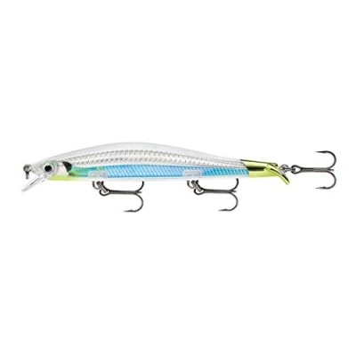 Imagen de Rapala Bx Brat Material Cuerpo de Balsa Señuelo Pesca en Agua Dulce Profundidad Nado 0,9m 5cm/10g Hecho Estonia Blue Ghost, Unisex Adult, Albino Shiner, 12 cm / 14 g