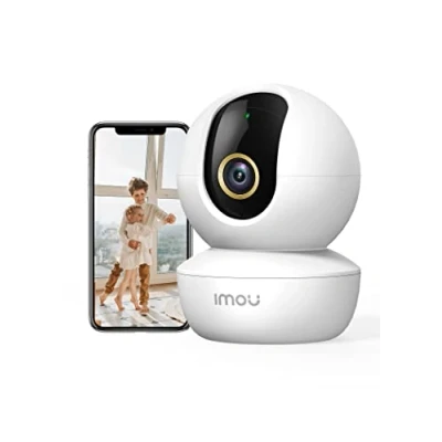 Imagen de Imou 4MP Cámara Vigilancia WiFi Interior 360 con AI Detección Humano, 2.5K IP Visión Nocturna, Audio Bidireccional,Sirena,Control Remoto, Modo de Privacidad,Compatible Alexa