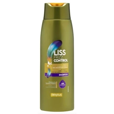 Imagen de Champú Liss Frizz Control 400 ml. cabello rebelde con Vitamina E y Queratina. Deliplus
