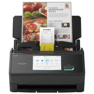 Imagen de ScanSnap iX2500 Negro Escáner dúplex de ultra alta velocidad 45 ppm/90 ipm, ADF 100 hojas, óptico 600 dpi, pantalla táctil 5 pulgadas, conectividad multidispositivo Wi‑Fi Bluetooth USB