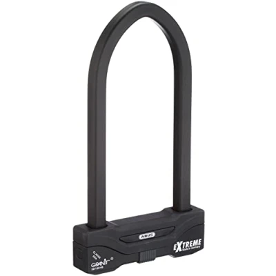 Imagen de ABUS U lock Granit Extreme 59 candado de moto y bicicleta con cilindro XPlus máximo nivel seguridad 20 altura del grillete 260 mm